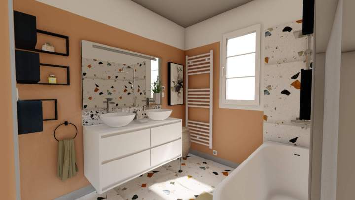 Salle de bain chic La Rochelle