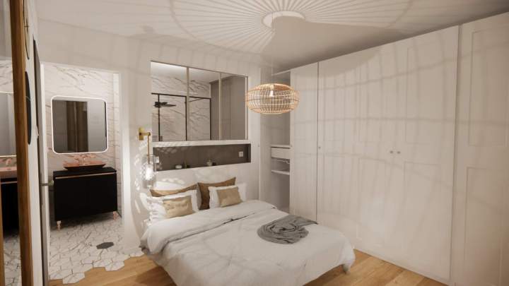 Chambre élégante La Rochelle